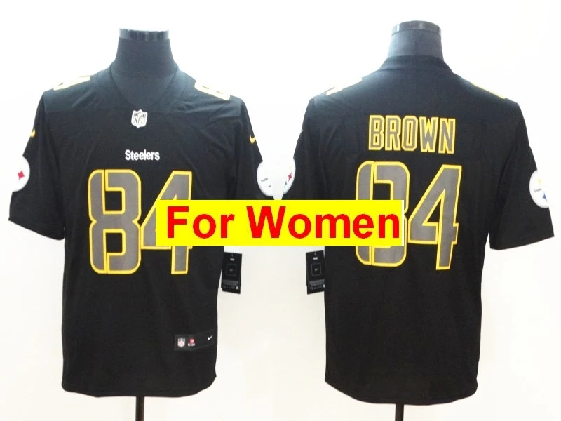 Женщины Питтсбург Бен роэтлисбергер Antonio коричневый T.J. Watt JuJu Smith-Schuster Black Alternate Vapor Untouchable Limited Jersey - Цвет: Армейский зеленый