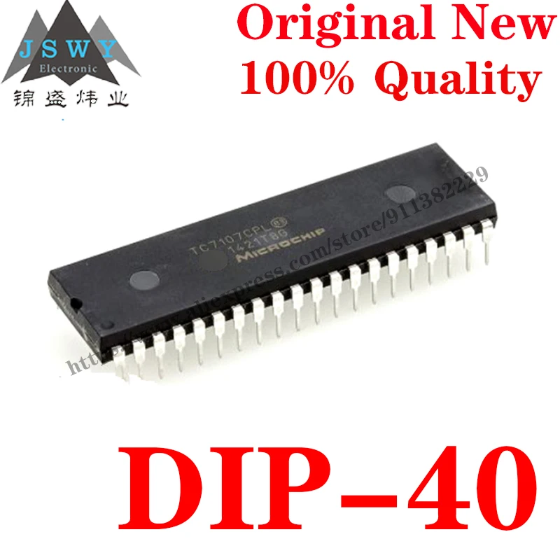 

10 ~ 100 шт. TC7107CPL DIP-40 полупроводниковый Драйвер IC светодиодный дисплей Драйвер IC чип с для модуля arduino Бесплатная доставка TC7107CPL