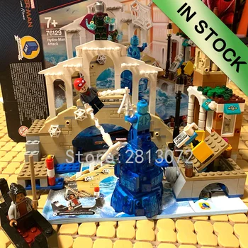 

In stock 11314 Spider Man Hydro Man Attack 471Pcs Building Blocks Compatible with 76129 Bricks The Avengers Super Heroes