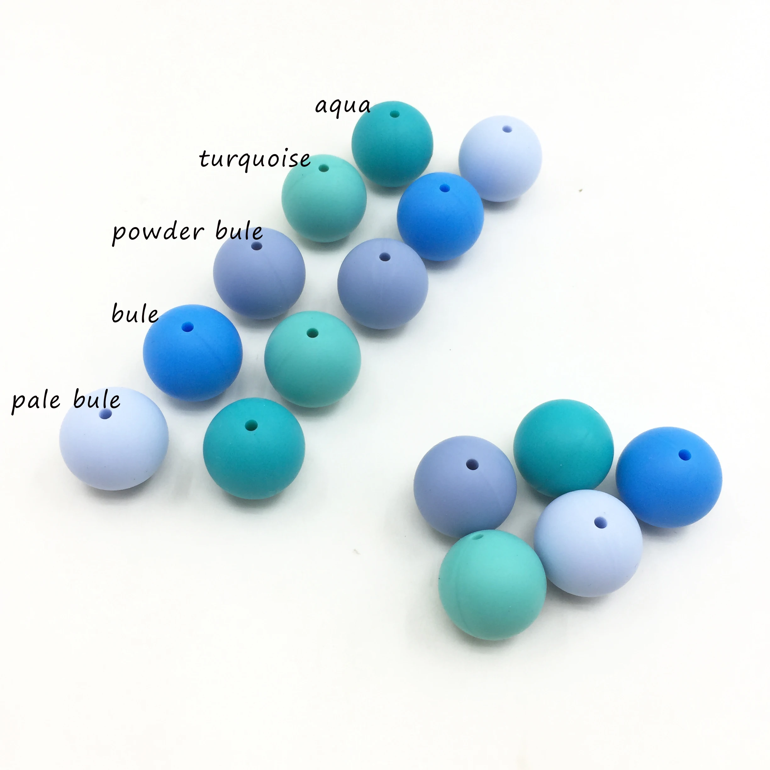 

10mm/12mm/15mm/20mm DIY Silicone Chew Beads Round Soft Silicone Teething Beads Baby Necklace and Bracelet Made