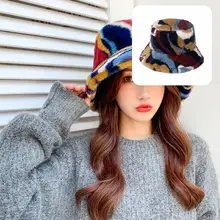 

Unisex Colorful All Match Multicolor Fisherman Hat Soft Fisherman Hat Multicolor for Daily Life