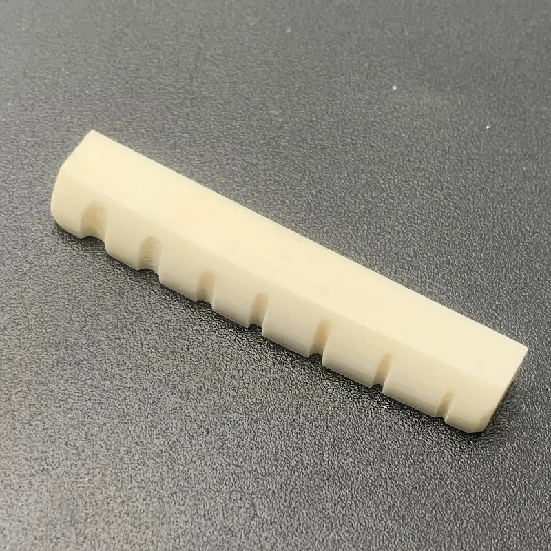 7 String Guitar Nuts 10Pcs 6MM Slotted Real Bone Nut 48*6*8.5mm