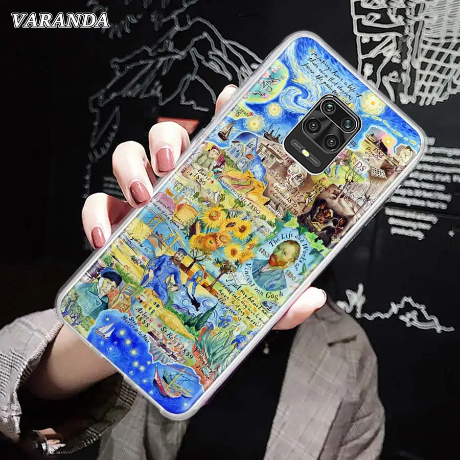 Van Gogh Paintings Silicone Case Couqe For Xiaomi Redmi Note 9S 8T 7 8 9 Pro Max Redmi 9 8 8A 7 7A 9A 9C Soft Clear Phone Cover Van Gogh Paintings Silicone Case Couqe For Xiaomi Redmi Note 9S 8T 7 8 9 Pro Max Redmi 9 8 8A 7 7A 9A 9C Soft Clear Phone Cover