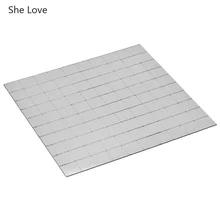 She Love, мини квадратная Мозаика из настоящего стекла, зеркальная мозаика, 30 см, для рукоделия, рукоделие, украшение дома