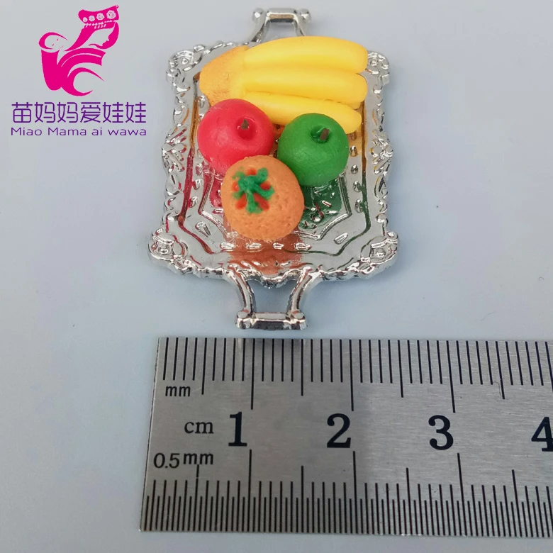 Mini jogo para boneca, acessório de casa para fazer comida e misturar pão,  jogo de jantar primeiro para boneca ob11 1/8 1/12 bjd