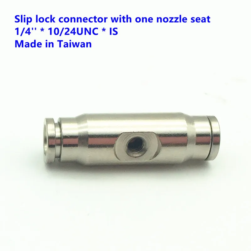 

S315 Taiwan Slip Lock Connector with One Nozzle Seat Quick Coupling 1/4 size leak proof Nozzle Seats 5pcs/lot