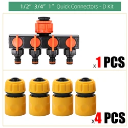 10-Pack Quick Connect Garden Hose Adapters (Dx1kit)
