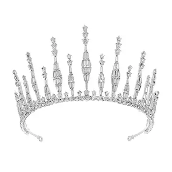 

1pc Bridal Crown Shiny Elegant Rhinestone Headdress Crystal Headdress Bride Headdress Wedding Headdress for Women Girl