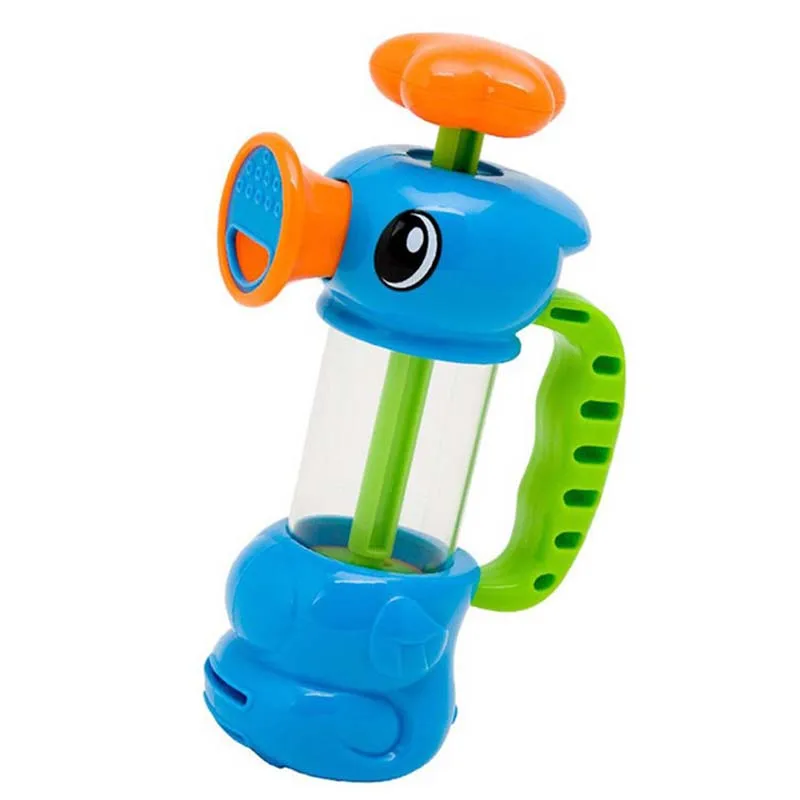 Kids Hippocampus Shower Bath Toys Cute Waterwheel 13-24 Months Kids Float Fishing Toys Baby Faucet Water Spray Dabbling Tool