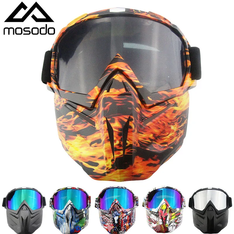Стиль дизайн ретро Harley маска шлем ветрозащитный пескостойкий Выкл-дорожные очки с рисунком переноса воды