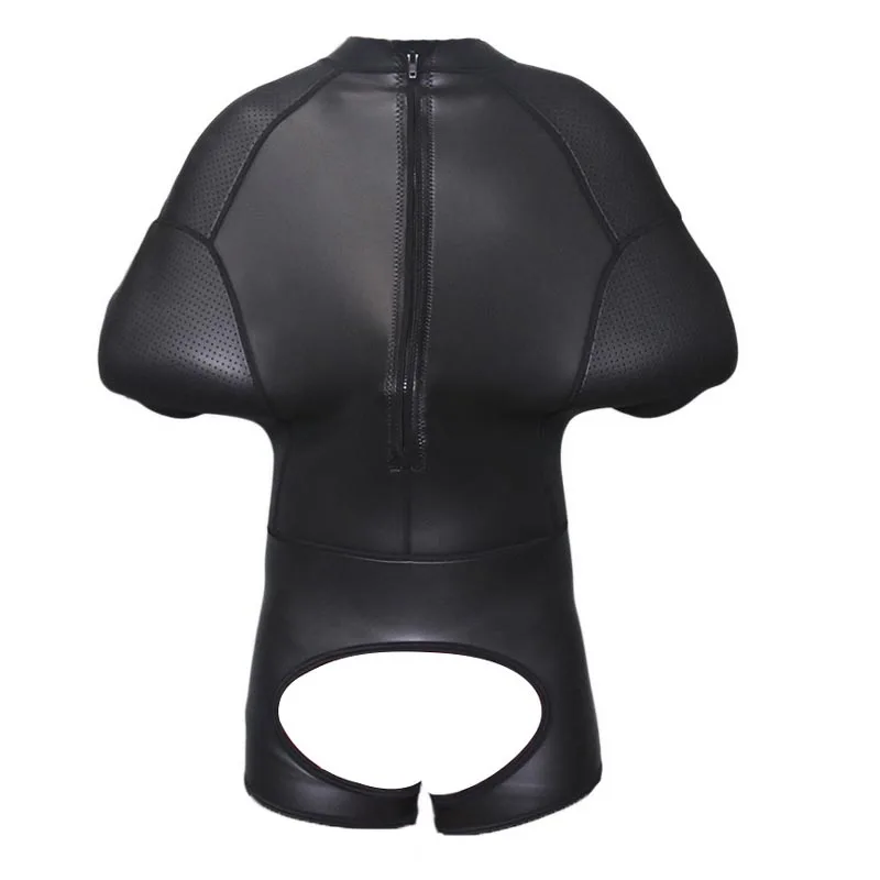 Men Soft Latex Rubber Bodybag Binder Sleep Sack Heavy Duty Gothic Half Body Restraint Straitjacket Bondagebag Fetish Costume