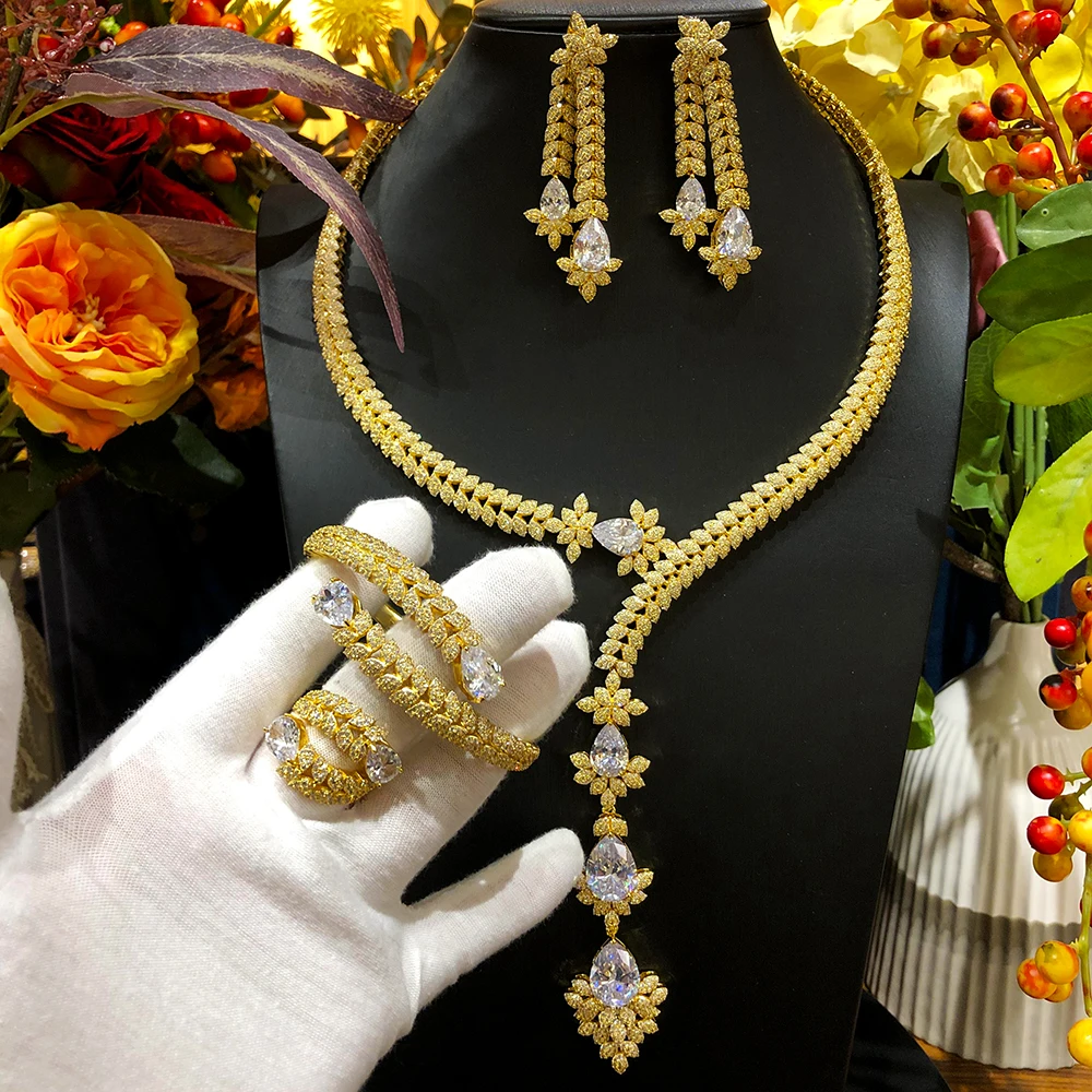 Missvikki Set Perhiasan Kalung Cincin 