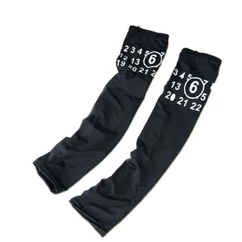 

2PCS Sport Arm Sleeves UV Sun Protect Anti-slip Ice silk sleeve sunscreen cuff summer men women gloves outdoor riding New