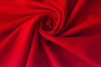 

free ship tweed fabric fresh red weaved with less shining line wool content 59" wide