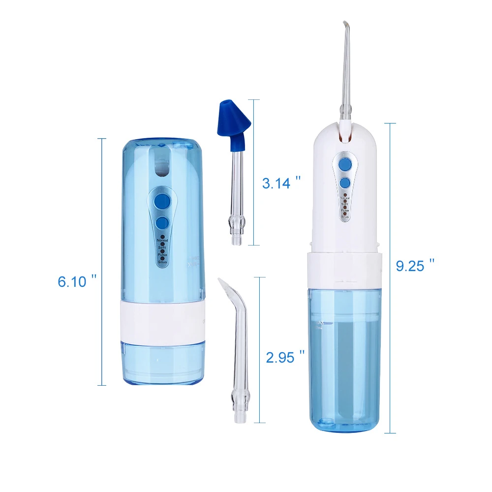 200 мл портативный складной ирригатор для полости рта, USB Перезаряжаемый, 4 режима, водостойкая зубная нить для полива