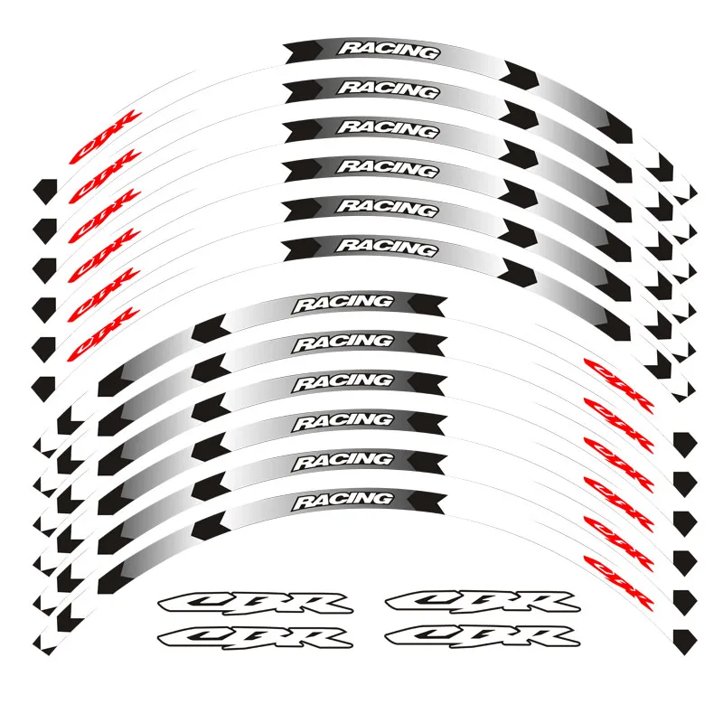 Высокое качество наклейка на колеса мотоцикла отражающий обод велосипеда