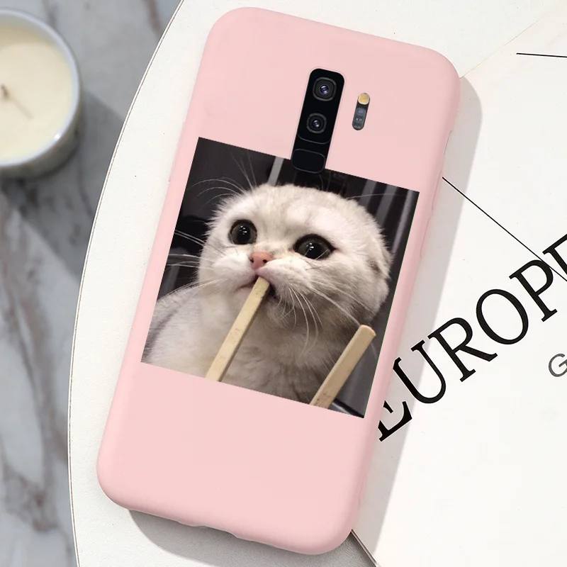 Case For Samsung Galaxy S9 Plus s9 plus Phone Fundas Flame Capa For Samsung S 9 Plus s9plus Butterfly Flower Phone Cover 6.2" cute samsung phone case