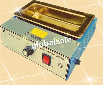 

FREE SHIPPING ST-52CH titanium alloy Lead-free Solder Pot Desoldering tin stove 200X75X45mm 700W5500g mini melting furnace