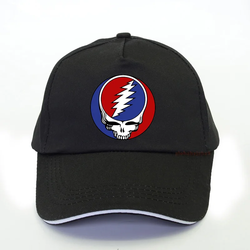 

grateful dead Psychedelic rock band Baseball Cap men women rock music Lovers Trucker cap Grateful Dead Print snapback hat bone