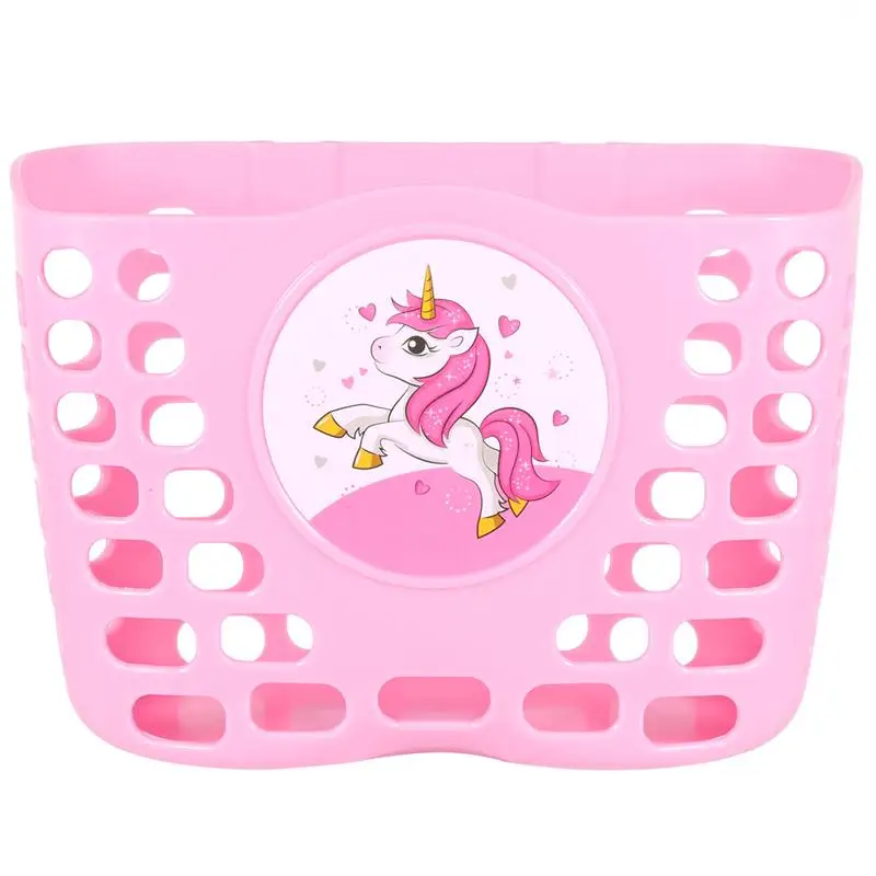 Kinder Fahrradkorb Schwarz - Lenkerkorb 20x12x14 Cm