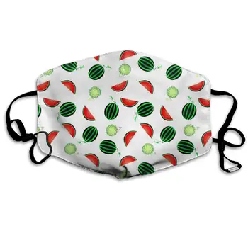 

Mouth Mask Watermelon Fruit Print Masks - Breathable Adjustable Windproof Mouth-Muffle, Camping Running for Women and Men