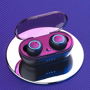 

TWS Stereo Wireless Earbuds Bluetooth Headset 5.0 Touch Control Earphone