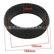 

8 Inch Solid Tyre 8x2.125 For Ninebot Segway ES1/ES2 Electric Scooter Black Rubber Solid Tyre For ES1/ES2 Scooter Part Tyre