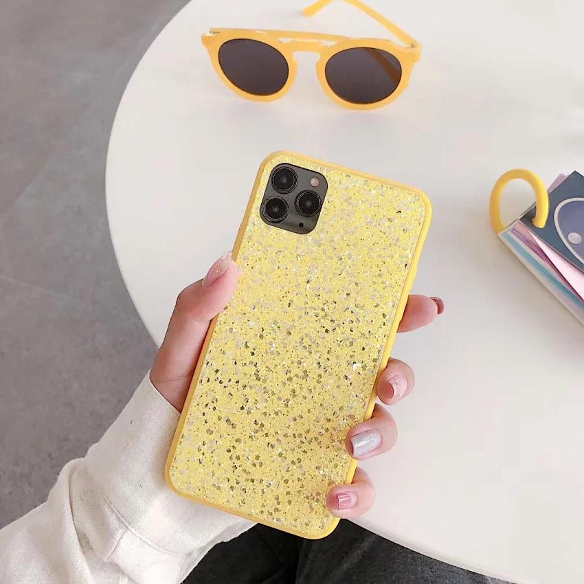 MIKE KLARKE MK.81 Phone Case For iPhone 11 Pro Max X XR XS Max 7 8 Plus SE 2020 Luxury Bling Glitter Shining Flash Powder Cases (6)