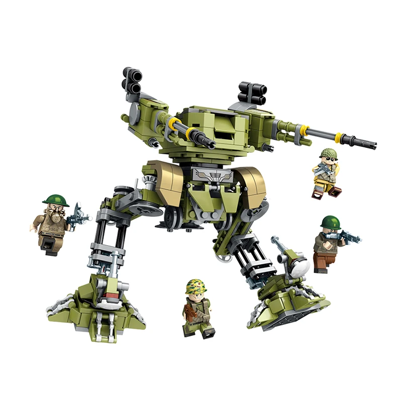 Детская сборная игрушка Panslow из серии компенсация справедливости военный робот