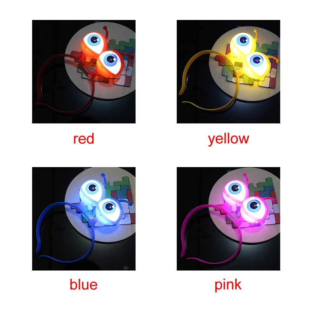 Детские Взрослые мультфильм головная повязка пасхальные вечерние LED мигающие