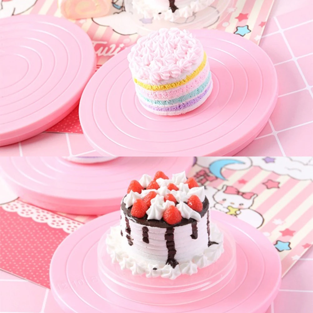 Cake Decorating Turntable, Cake Turn Tables for Decorating, Aluminium Alloy  Revolving Cake Stand 10 Inch Rotating Cake Turntable for Cake, Cupcake