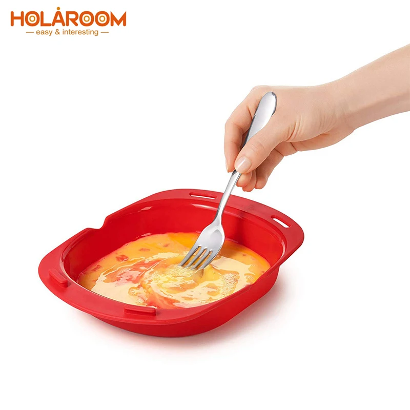 Holaroom практичный силикон омлет рулон для запекания микроволновая печь яичный блин запеченные лоток для яиц кухонный инструмент кухня гаджеты