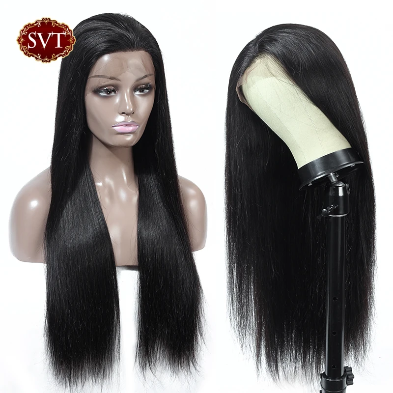 

SVT Hair Peruvian 360 Wig Natural Color Straight Remy Human Hair Wigs For Black Women 360 Human Hair Wigs