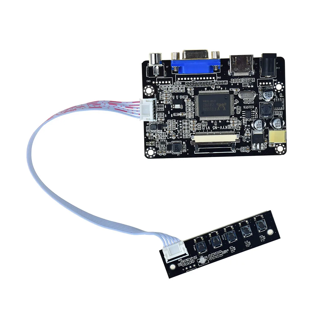 Original VGA HDMI AV LCD Controller Board for 5inch ZJ050NA-08C 640x480 AT050TN22 LCD Screen