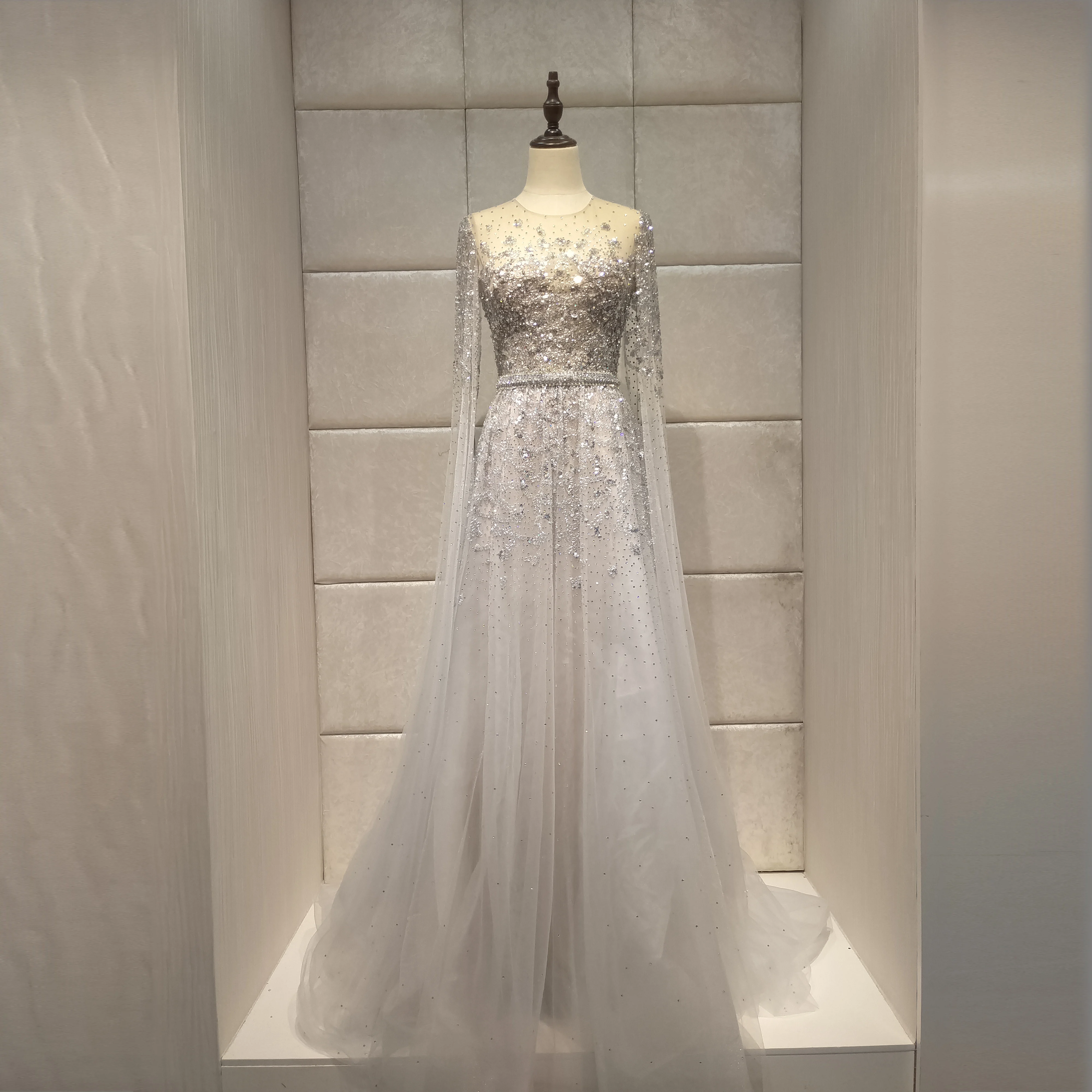 Роскошный 2019new вечернее платье vestido de noiva, платье на выход; robe de soiree платье Вечерние