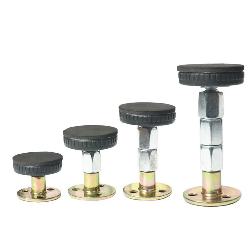 Adjustable Threaded Bed Frame Thread for Bed, Anti-Shake Headboard Stoppers, Bedside Headboards Prevent Loosening, 4 Heights