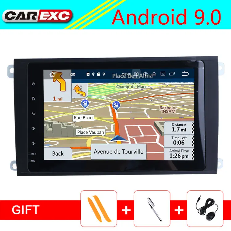 8 дюймов 2 Din Android 9 0/9 Автомобильный GPS стерео для Porsche Cayenne 2003 2010 с радио навигацией