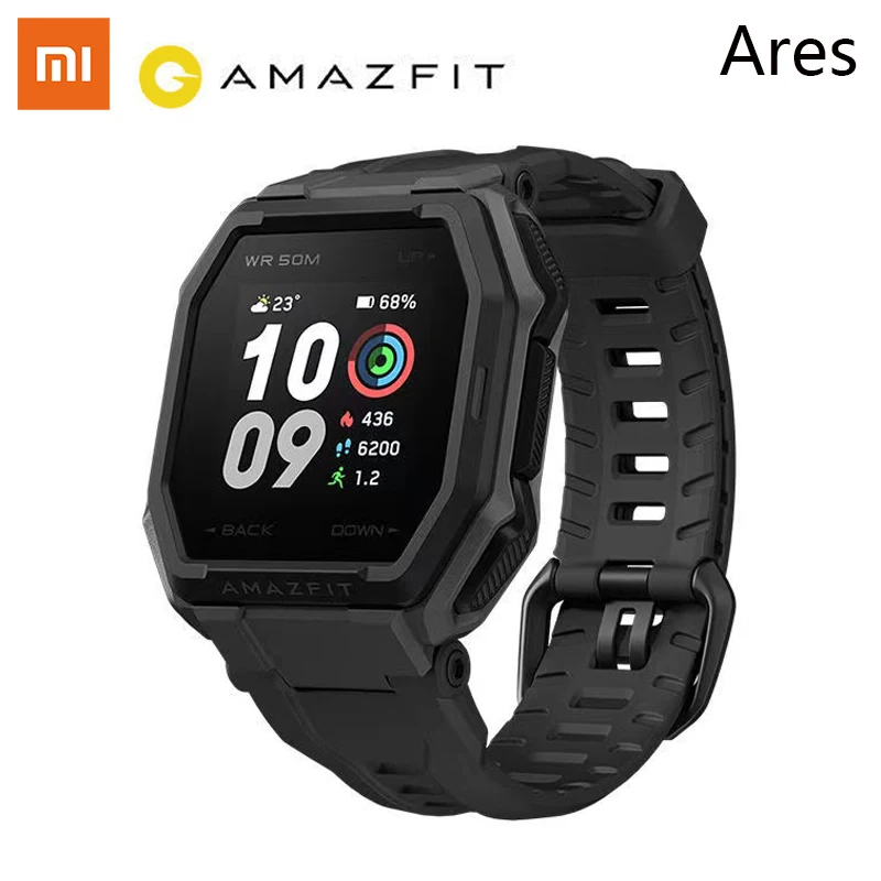Смарт-часы Xiaomi AMAZFIT Ares мужские спортивные водонепроницаемые с GPS