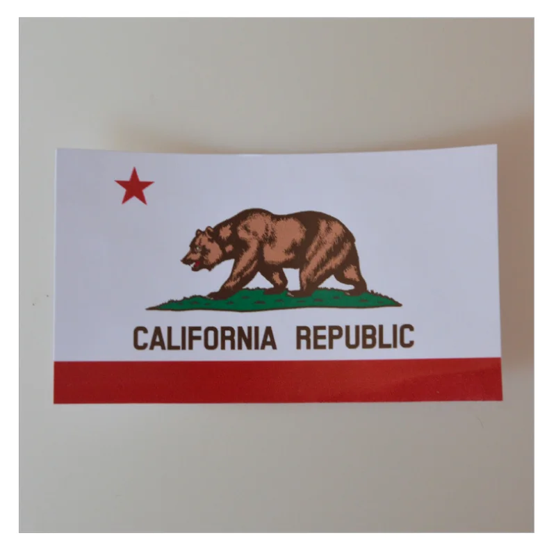 6,5*11,5 см наклейки CALIFORNIA