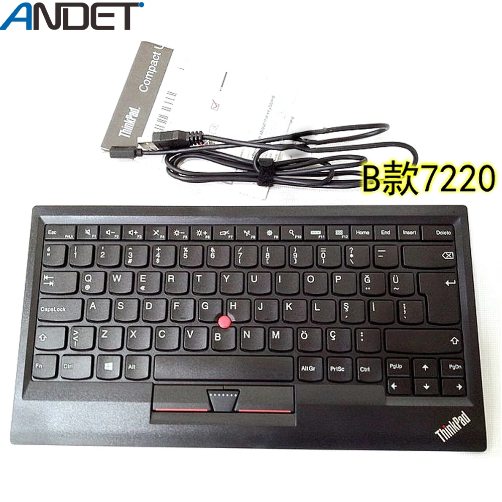 Новая Оригинальная проводная USB-клавиатура для Lenovo ThinkPad планшетный ПК с