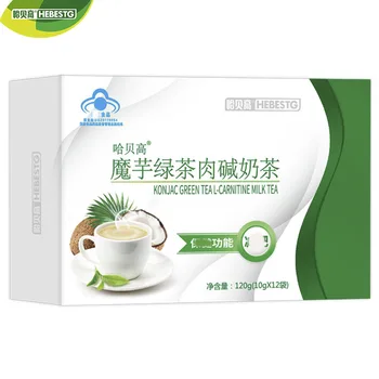 

Cn Health 12 bags/box*3 boxesKonjac Green Tea Carnitine Milk Tea Box