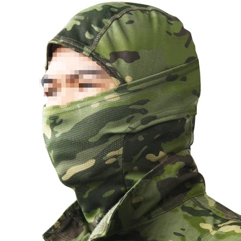 

Sand Proof Face Mask Balaclava Hood For Outdoor Activities - MC Jungle Camouflage