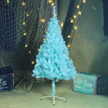 

60/90/120CM Blue Christmas Tree Decorative Tree Green Plant New Year Xmas Gift Home office Mall Hotel Garden Cabinet Decoration