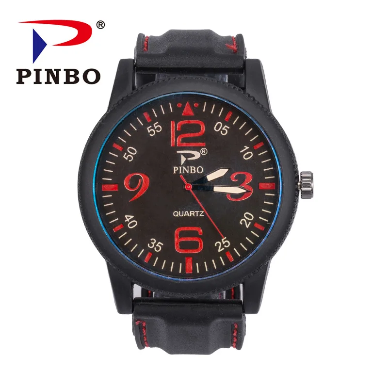 

New Style Hard Work with Numbers Dial Quartz Watch Sports Style Casual Fashionable Watch Eaby Hot Selling