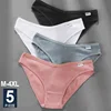 5PCS/Set Women Panties Cotton Underwear Female Panties Solid Color Underpants Sexy Lingerie Pantys for Woman Briefs Intimates ► Photo 1/6