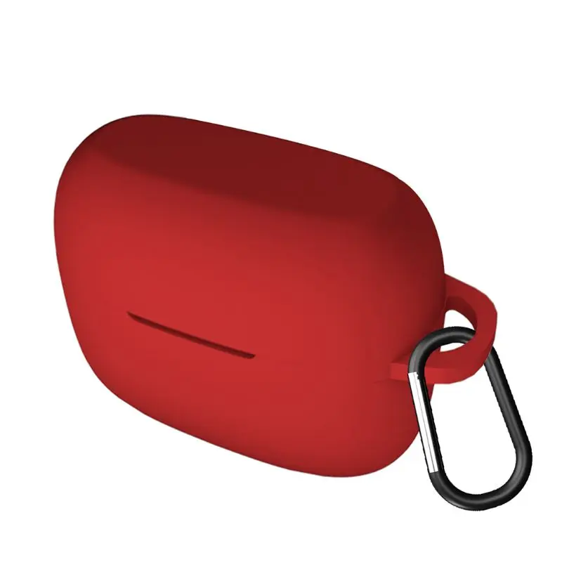 Раскладушка открывающийся анти-шок гибкий силиконовый полный защитный чехол для Anker Soundcore Liberty Air Наушники Аксессуары - Цвет: Красный