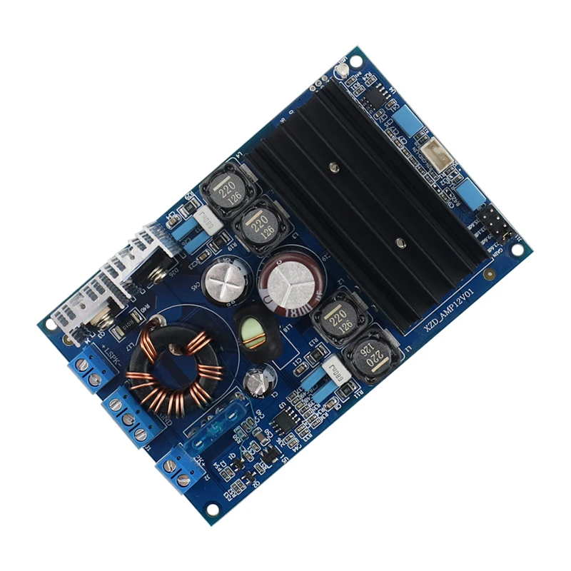 Placa Amplificadora Digital Tda7492e Placa Amplificadora de Alta Potência de 80w Mais 80w com Caixa de Carrinho para Dança e Ajuste de Ganho em Vias - Image 6