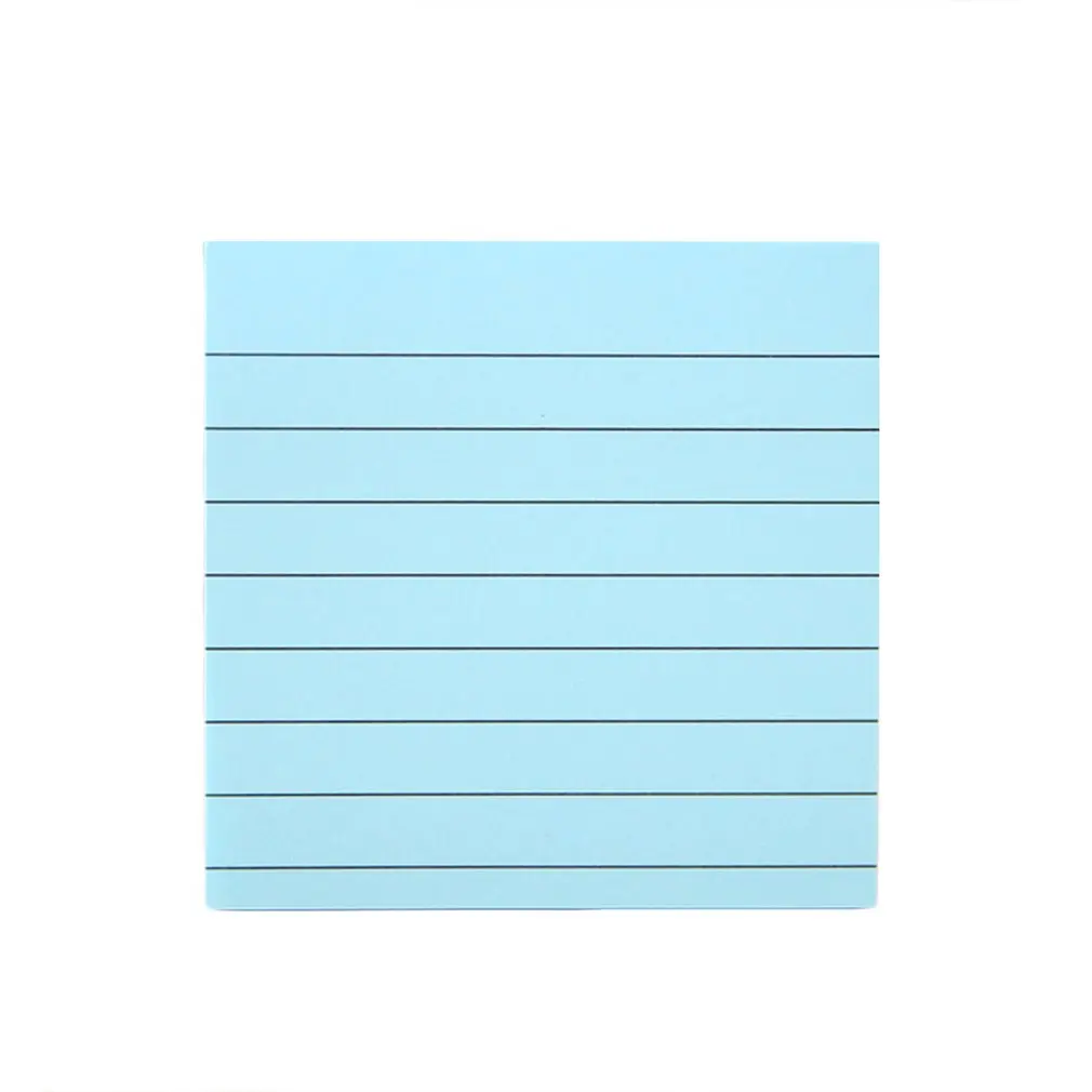 80 листов сплошной цвет блокнот для Заметок Post It наклейки самоклеящиеся Липкие заметки для сообщений блокнот школьные канцелярские принадлежности
