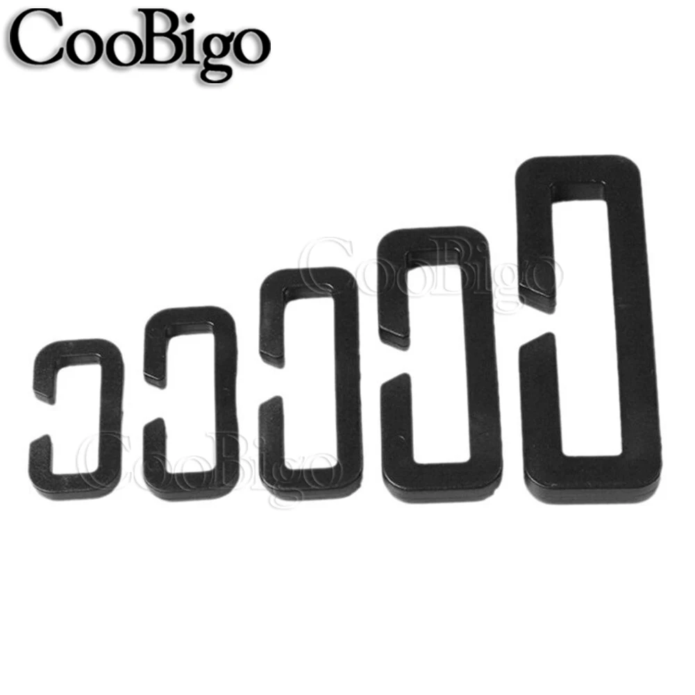 5 шт. Размер 3/4 &quot1&quot 1 1/4 &quot2&quot Looploc прямоугольное кольцо пластиковая застежка