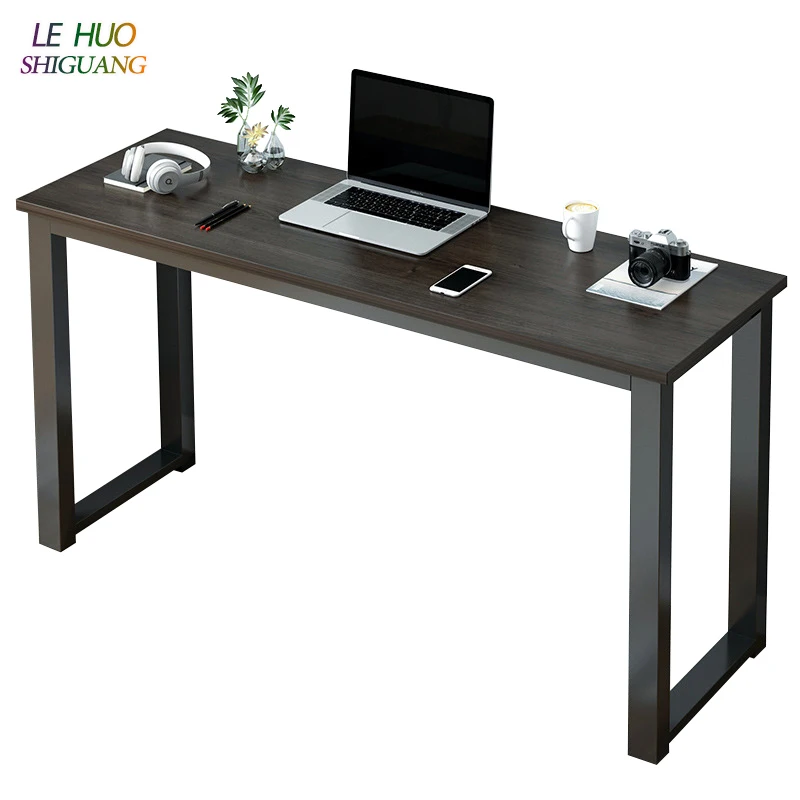  Nordic Wooden Laptop table mobile computer office desk Living Room Entrance long table fashion Offi